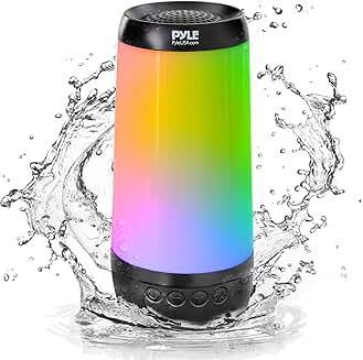 Floating waterproof Bluetooth speaker with lights and clear sound