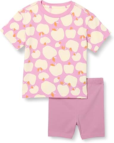 Girls' and Toddlers' T-Shirt and Bike Short Set