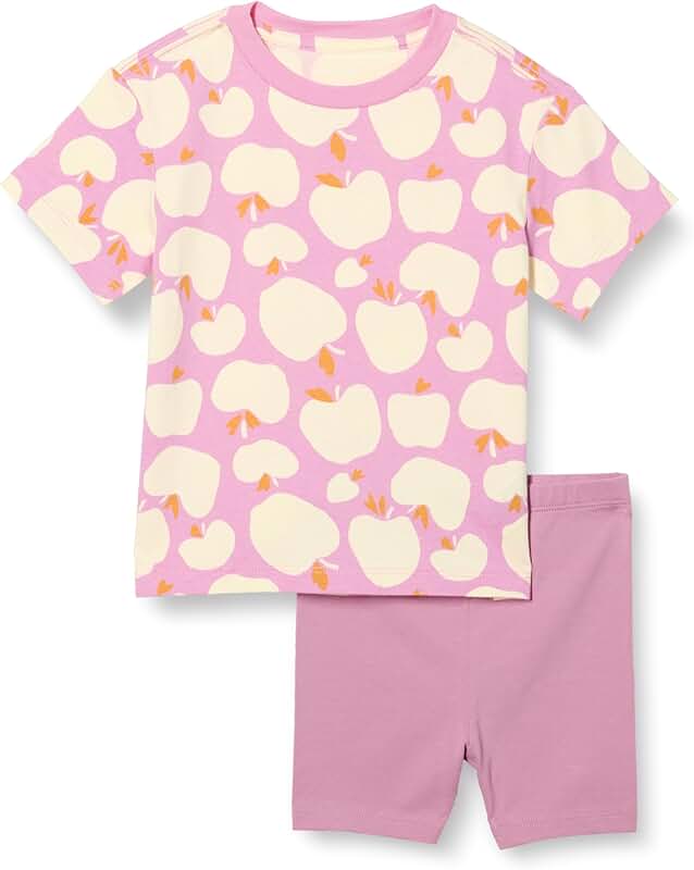 Girls' and Toddlers' T-Shirt and Bike Short Set