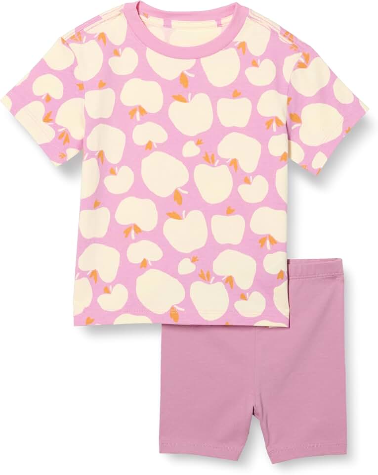 Girls' and Toddlers' T-Shirt and Bike Short Set
