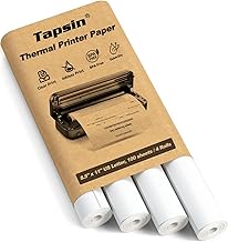 Thermal Printer Paper, 8.5 x 11 Inch, 100 Sheets
