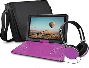 14-inch portable DVD player with headphones and remote