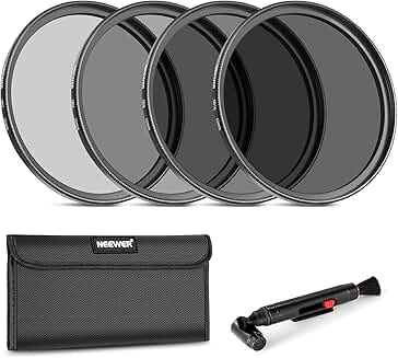 52mm ND Lens Filter Kit with Cleaning Pen and Pouch