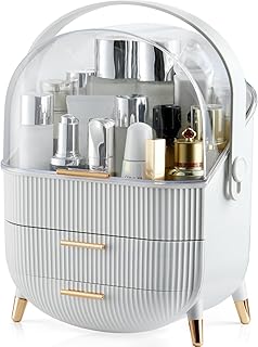 Makeup and Skincare Organizer with Drawers and Cover