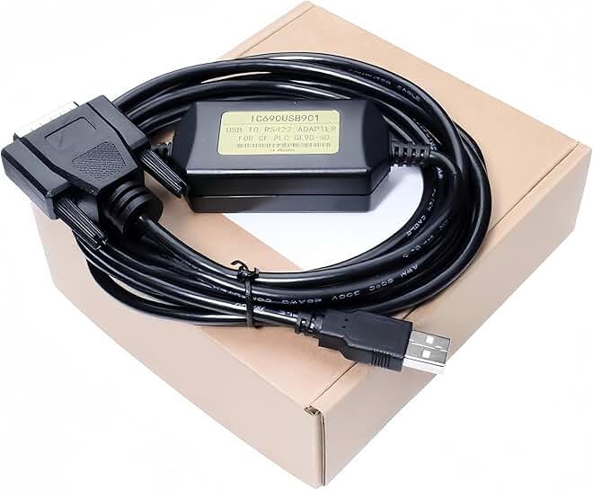 USB Programming Cable for GE PLC, 10 ft