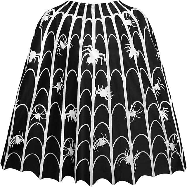 Spider Web Cape for Women and Girls