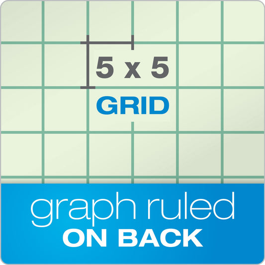 Engineer Pad with 5 Squares per Inch, 8.5" x 11", 200 Sheets