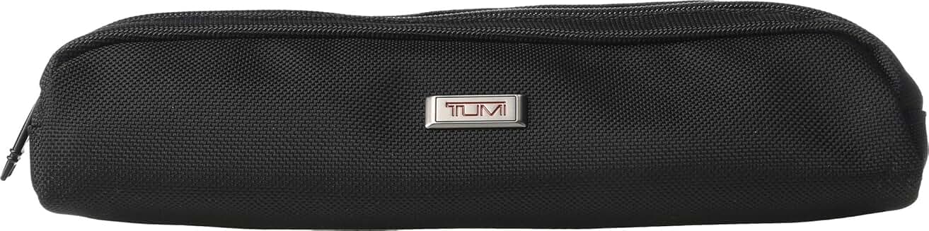 Slim black travel tech and cable organizer