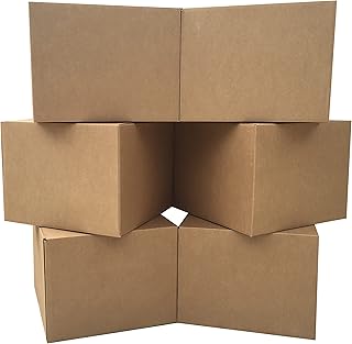 Large Moving Boxes, 20x20x15 inches, Pack of 6