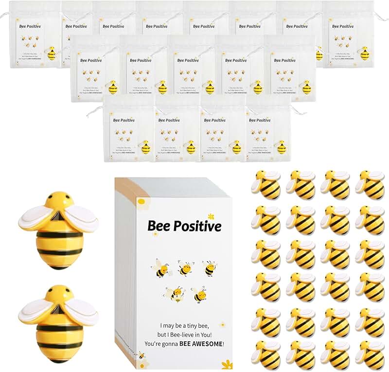 50 Bee Christmas Gift Sets with Cards and Bags