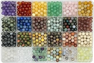 Assorted 6mm Gemstone Beads, 960 Pieces, Jewelry Making