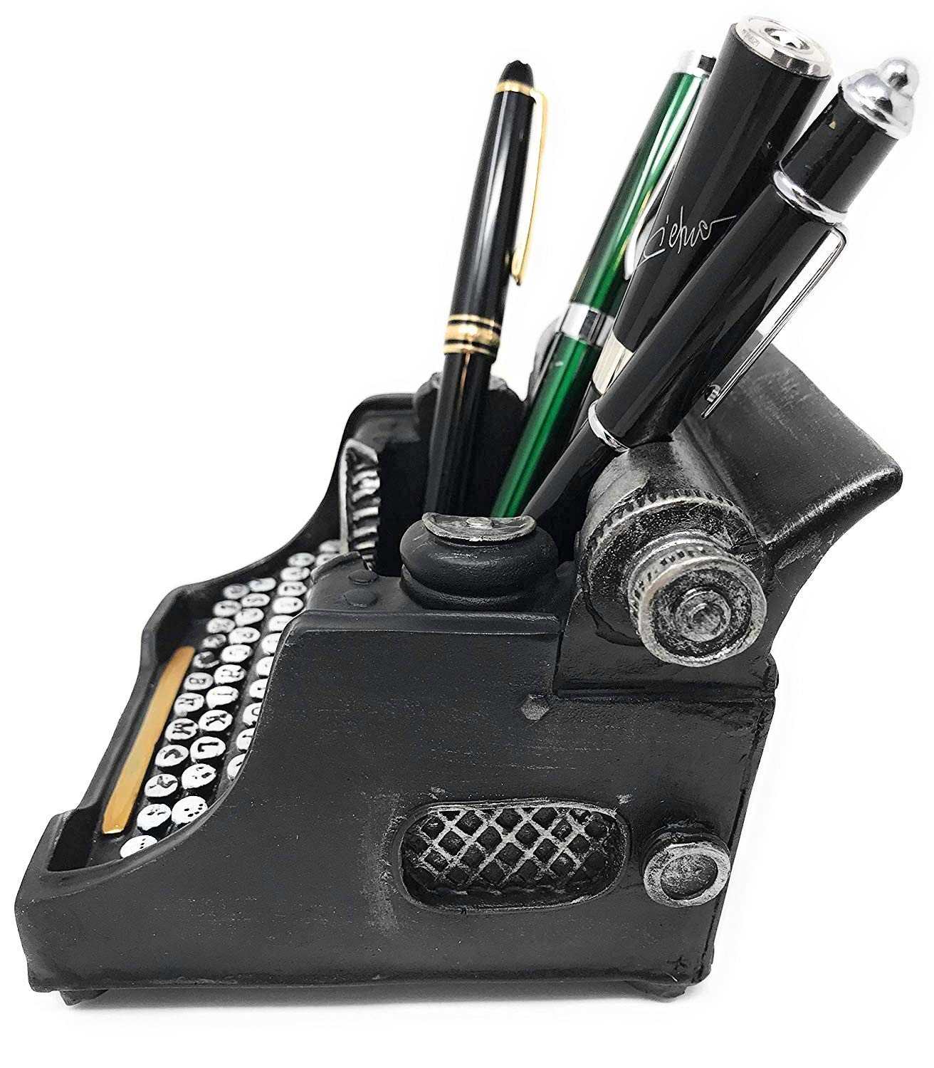 Vintage Typewriter Pencil Holder for Desk