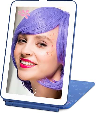 Disney Stitch mini LED travel makeup mirror