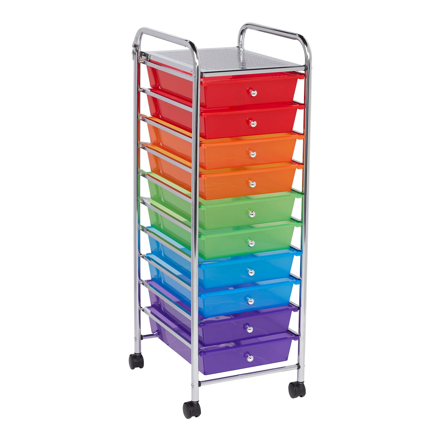10-Drawer Mobile Storage Cart