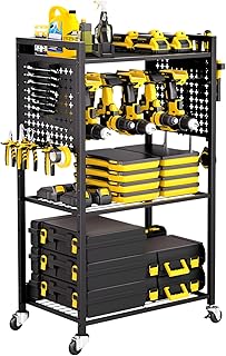 4-Tier Heavy Duty Rolling Tool Organizer Cart