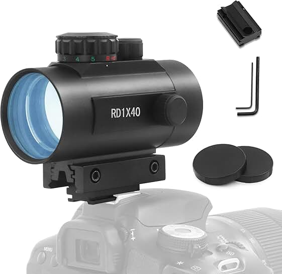 Red Green Dot Sight Mount for DSLR Camera