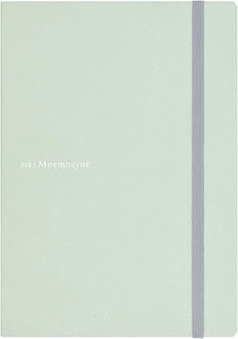 A5 Dot Grid Journal with Hardcover, Bookmark, Elastic Closure