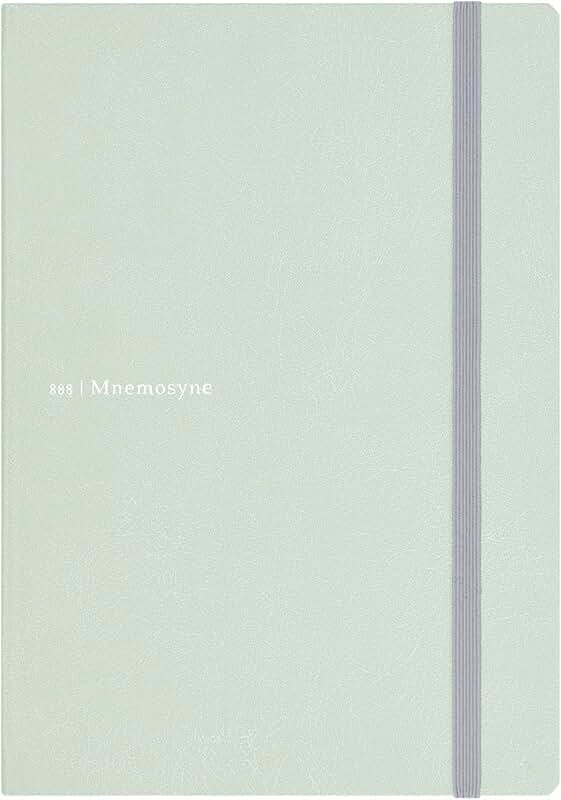 A5 Dot Grid Journal with Hardcover, Bookmark, Elastic Closure