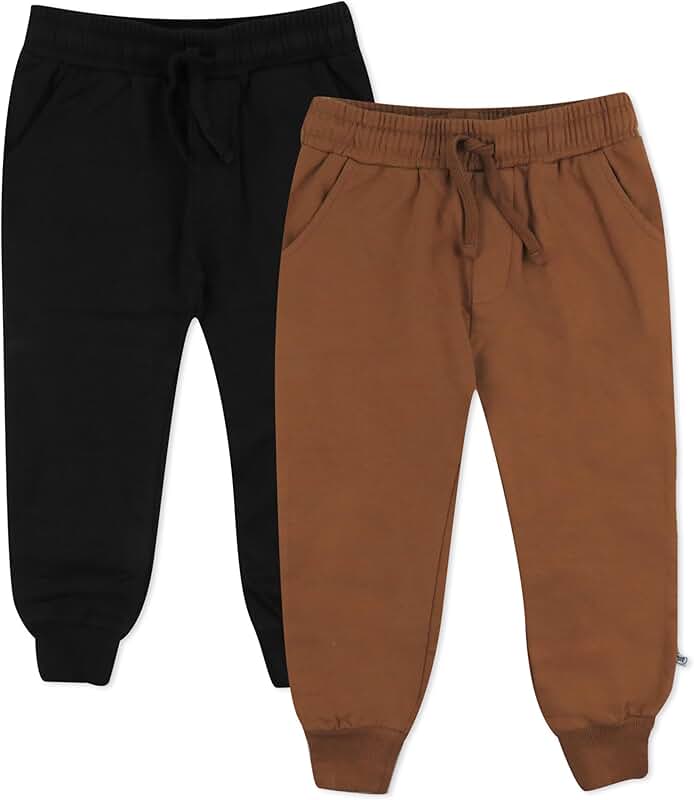 Two Organic Cotton Sweatpants for Infants
