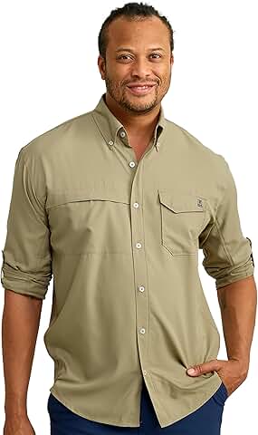 Men's Long Sleeve Fishing Shirt for Trekking