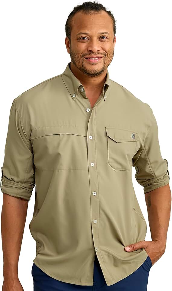 Men's Long Sleeve Fishing Shirt for Trekking