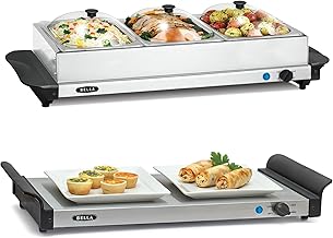 4.5 Quart Electric Buffet Server with Warming Tray