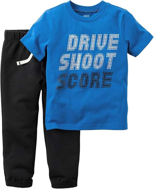 Baby boys' 2-piece playwear set