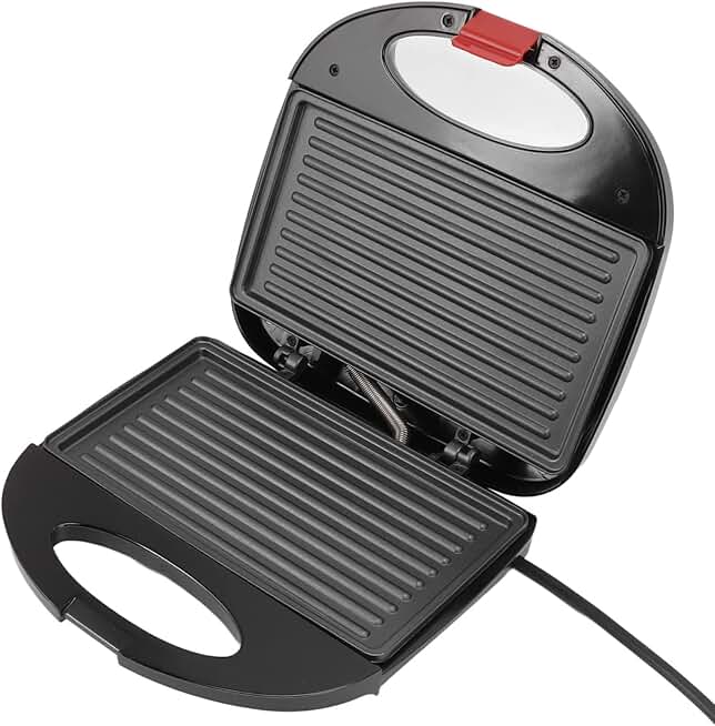 750W Nonstick Panini Press and Sandwich Maker