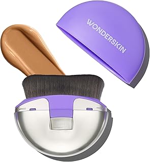 Adjustable 3-in-1 Makeup Brush for Foundation, Powder, and Creams