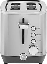 2-Slice Stainless Steel Toaster with Wide Slots