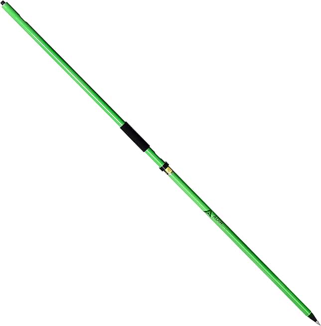 Two-Piece 2 m GPS Rover Rod in Green