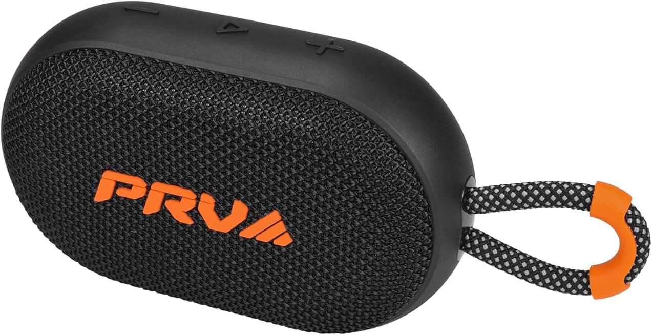 Portable Bluetooth Speaker with Clip, Waterproof, 10-Hour Battery