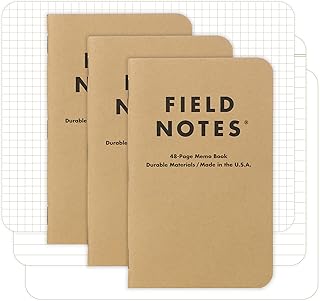 Kraft 3-Pack Memo Books, 48 Pages, 3.5" x 5.5"