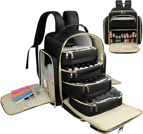 Large Nail Polish and Art Supplies Travel Organizer