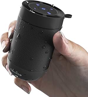 Portable Waterproof Bluetooth Speaker with Stereo Sound