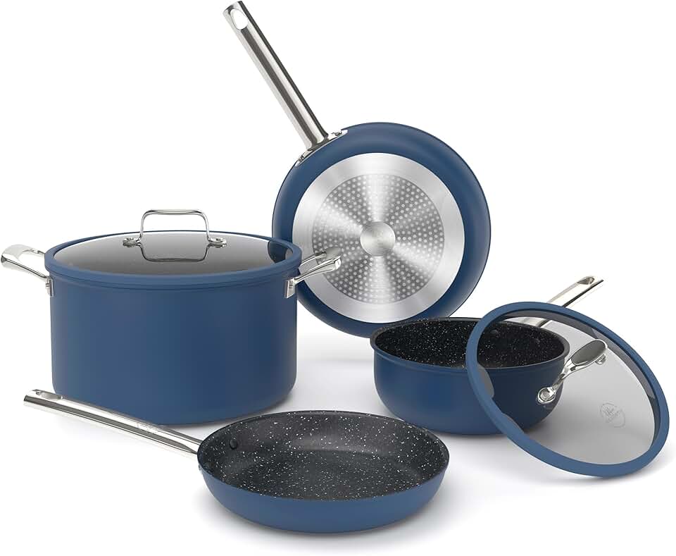 6-Piece Titanium Coating Non-Stick Cookware Set