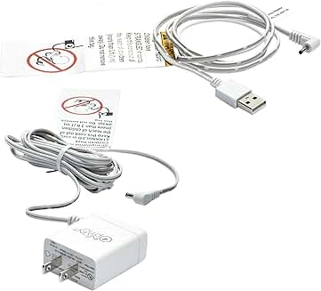 Power Cord Adapter for DXR8 PRO Monitor, White
