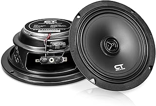 Pair of 6.5-inch 160W Shallow-Mount Coaxial Car Speakers