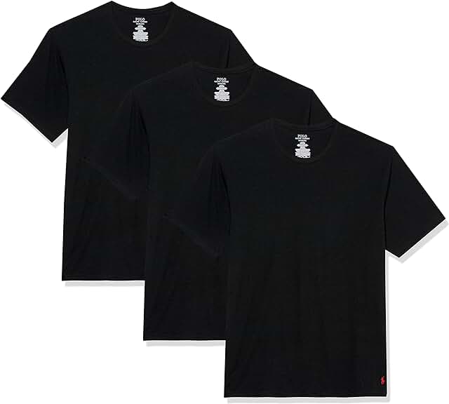 Men's Classic Stretch Crew Undershirts, Big & Tall, 3 Pack