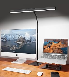 Adjustable LED Desk Lamp with Touch Control and Dimmable Light