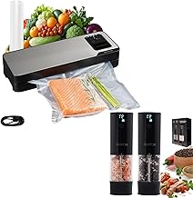 Portable Kitchen and Outdoor Bundle with Vacuum Sealer and Grinder