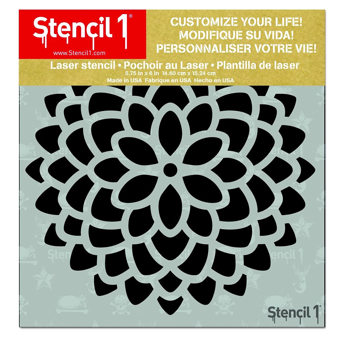 Durable Reusable Mylar Stencil for Drawing and Painting