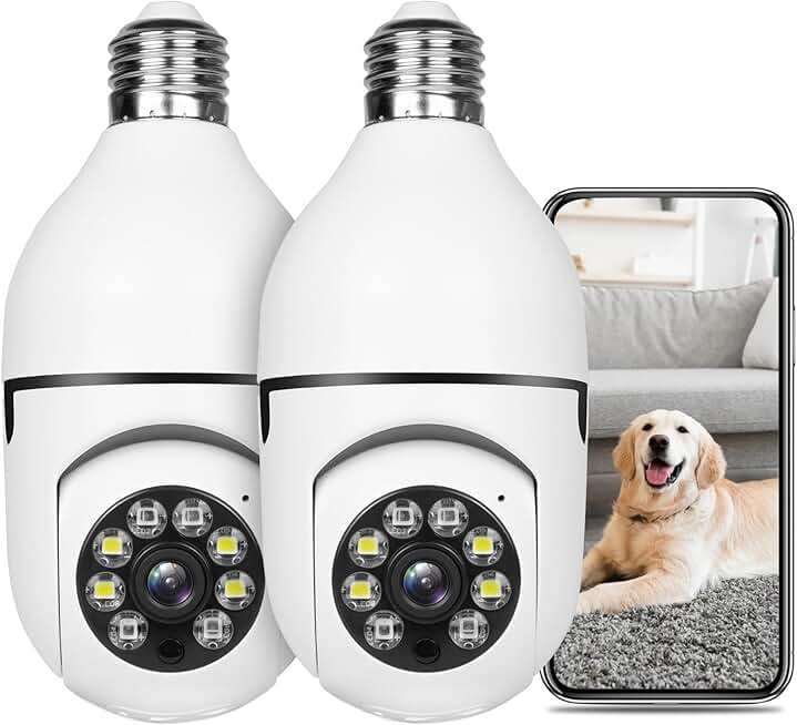 Outdoor WiFi Security Camera with Motion Detection and Night Vision
