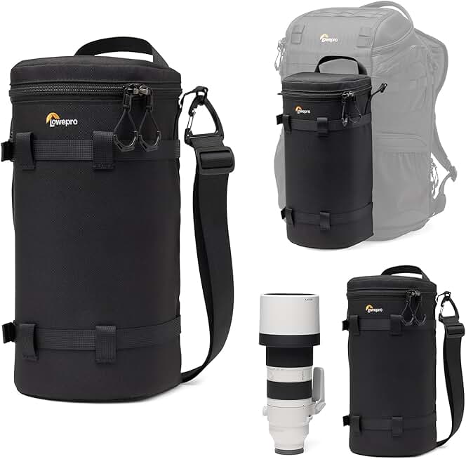 Camera Lens Case for DSLR and Mirrorless Cameras