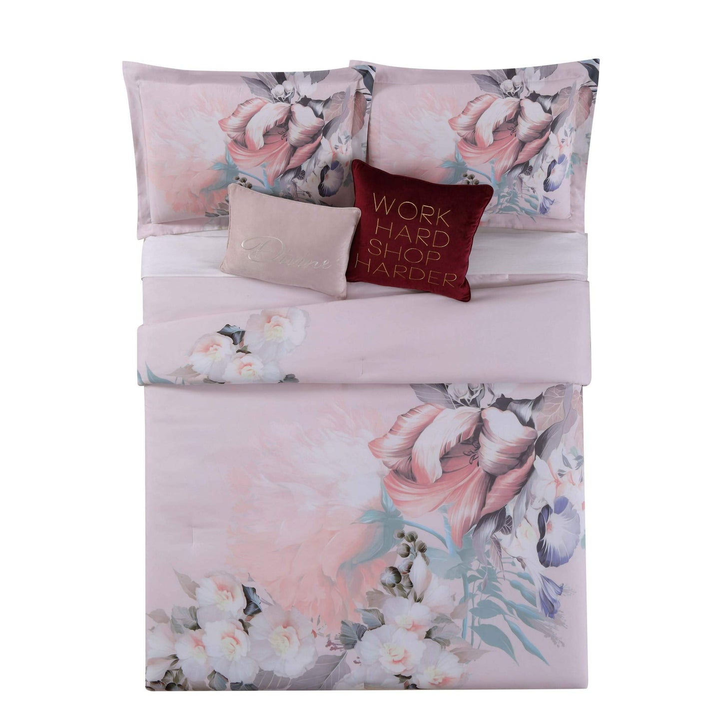 Dreamy Floral Full/Queen Duvet Cover Set