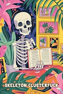 Skeleton-themed password logbook for secure organization