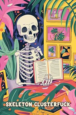 Skeleton-themed password logbook for secure organization