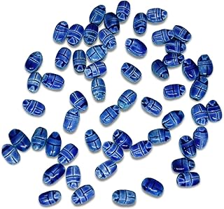 Handmade Egyptian Scarab Bead for Jewelry Making