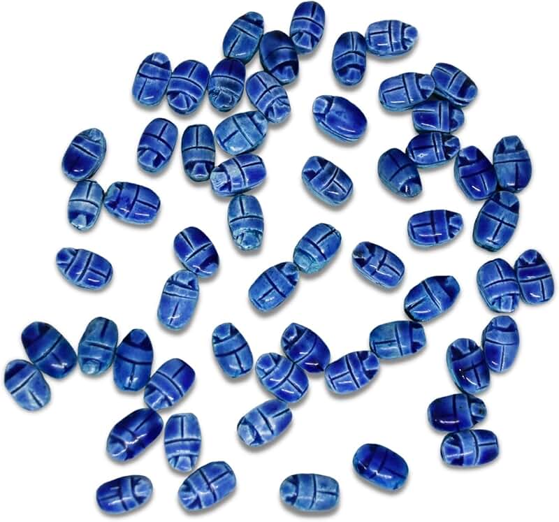 Handmade Egyptian Scarab Bead for Jewelry Making