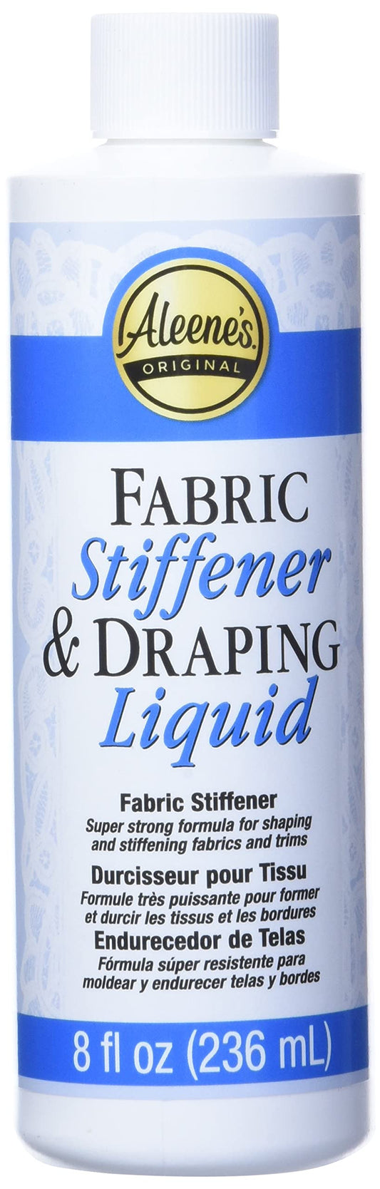 8 Ounce Fabric Stiffener Draping Liquid
